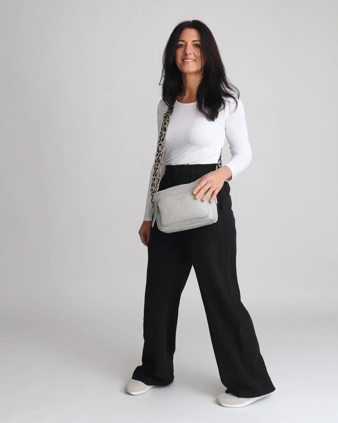 Doyle Crossbody & Purse Bundle - Light Grey