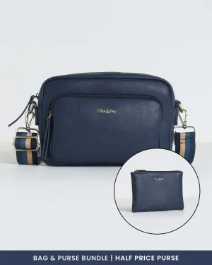 Doyle Crossbody & Purse Bundle - Navy