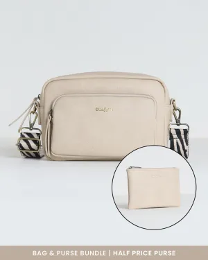 Doyle Crossbody & Purse Bundle - Pebble