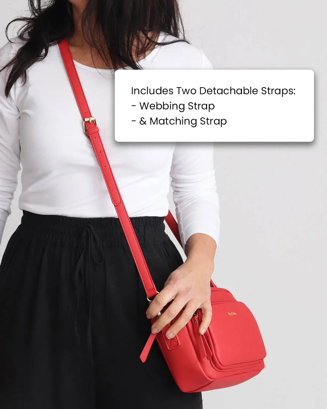 Doyle Crossbody & Purse Bundle - Tomato