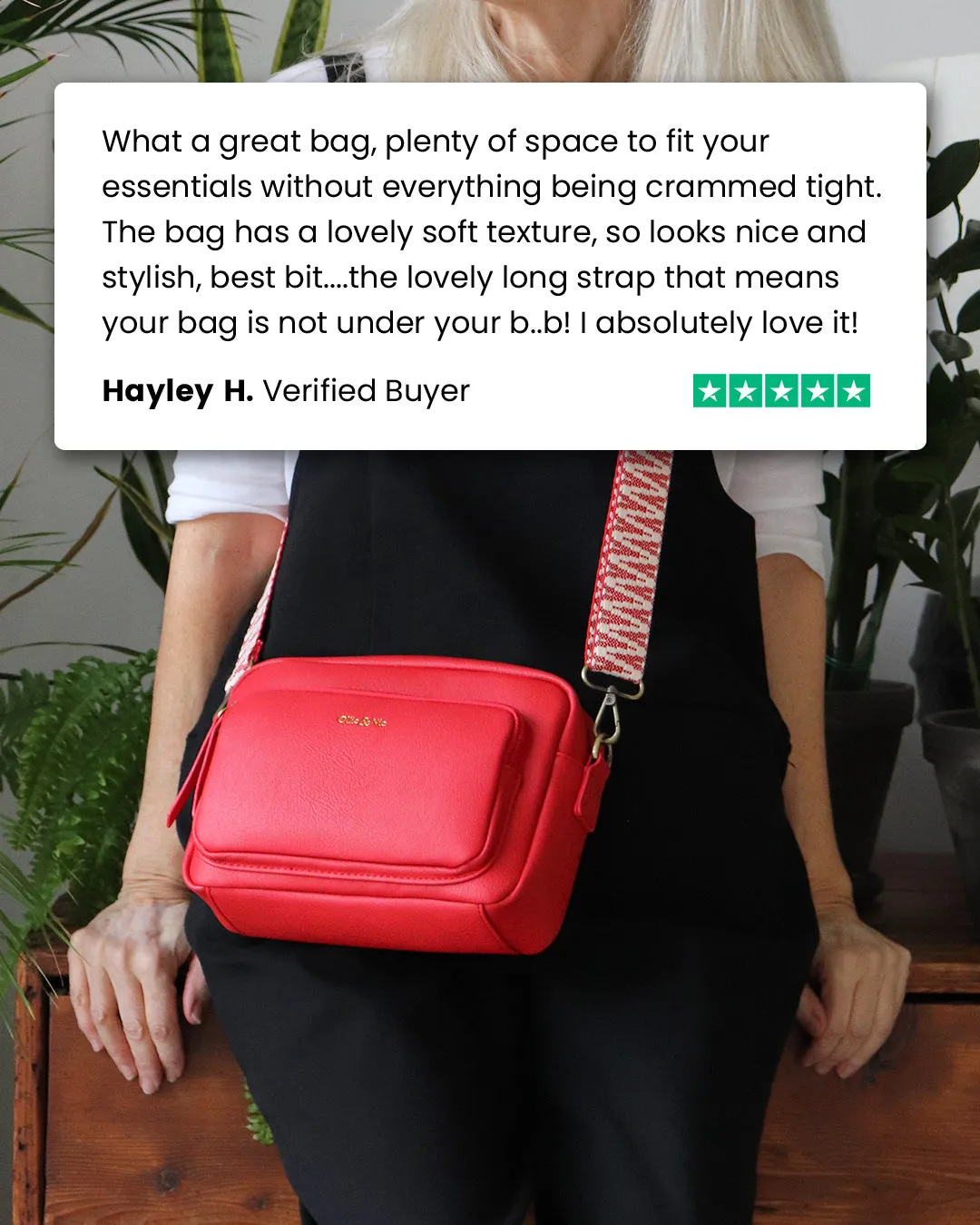 Doyle Crossbody & Purse Bundle - Tomato