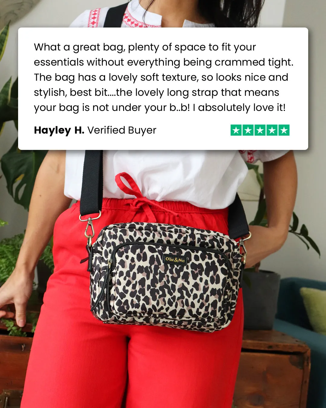 Doyle Crossbody - Leopard