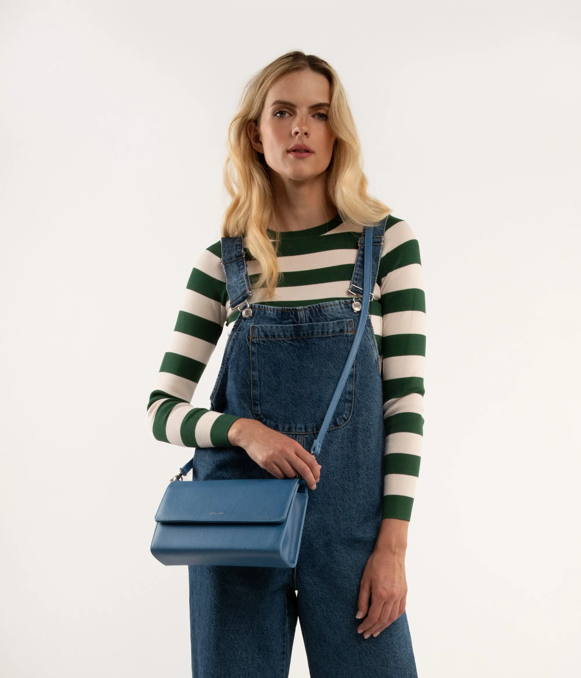 DREWLG Large Vegan Crossbody Bag - Vintage