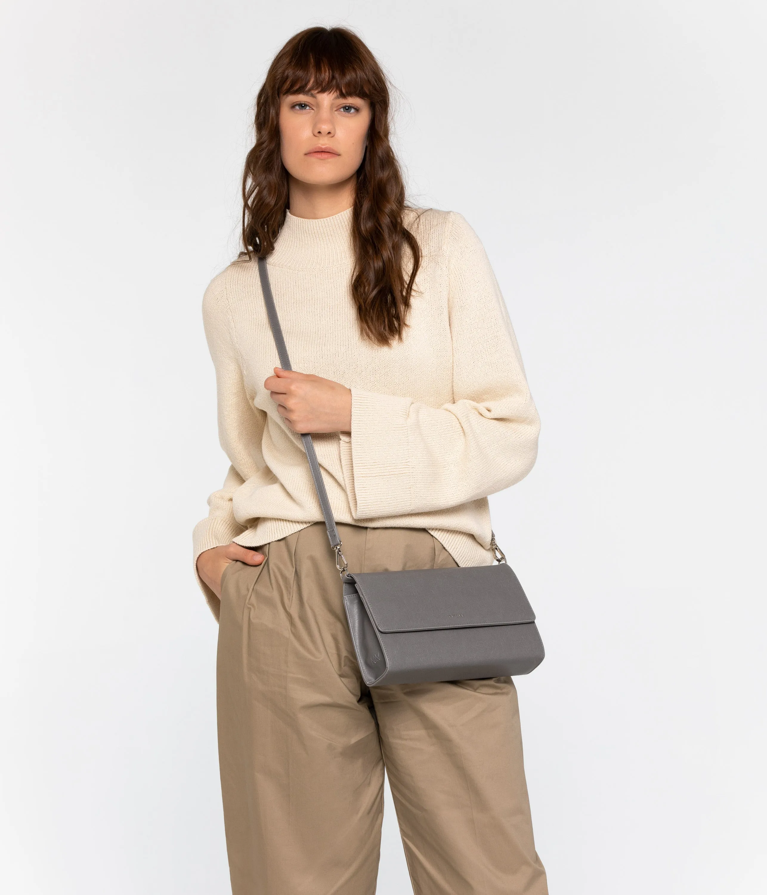 DREWLG Large Vegan Crossbody Bag - Vintage