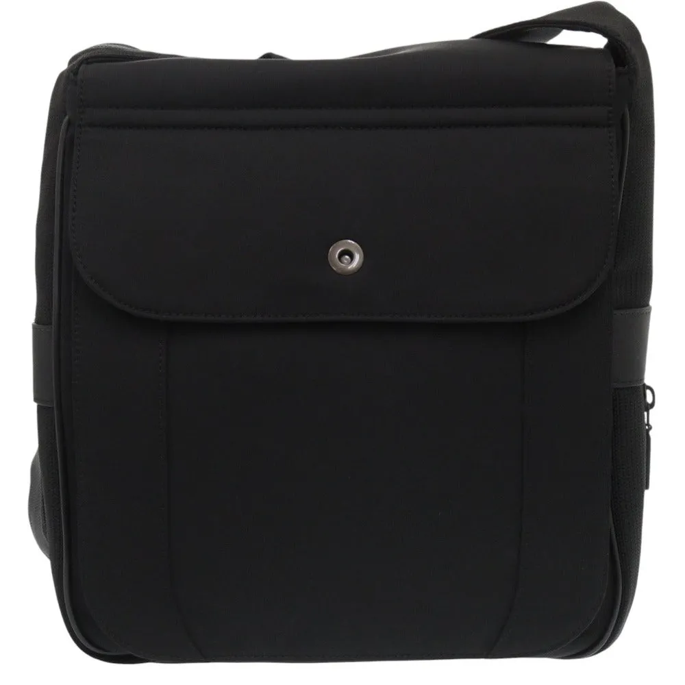 Dunhill Shoulder Bag Nylon, Leather black