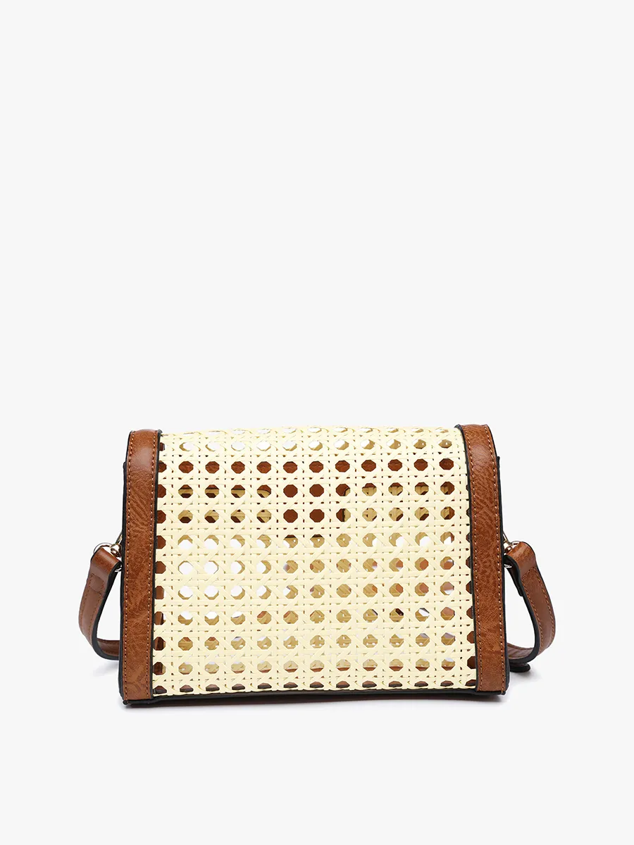 Etta Vegan Rattan Crossbody