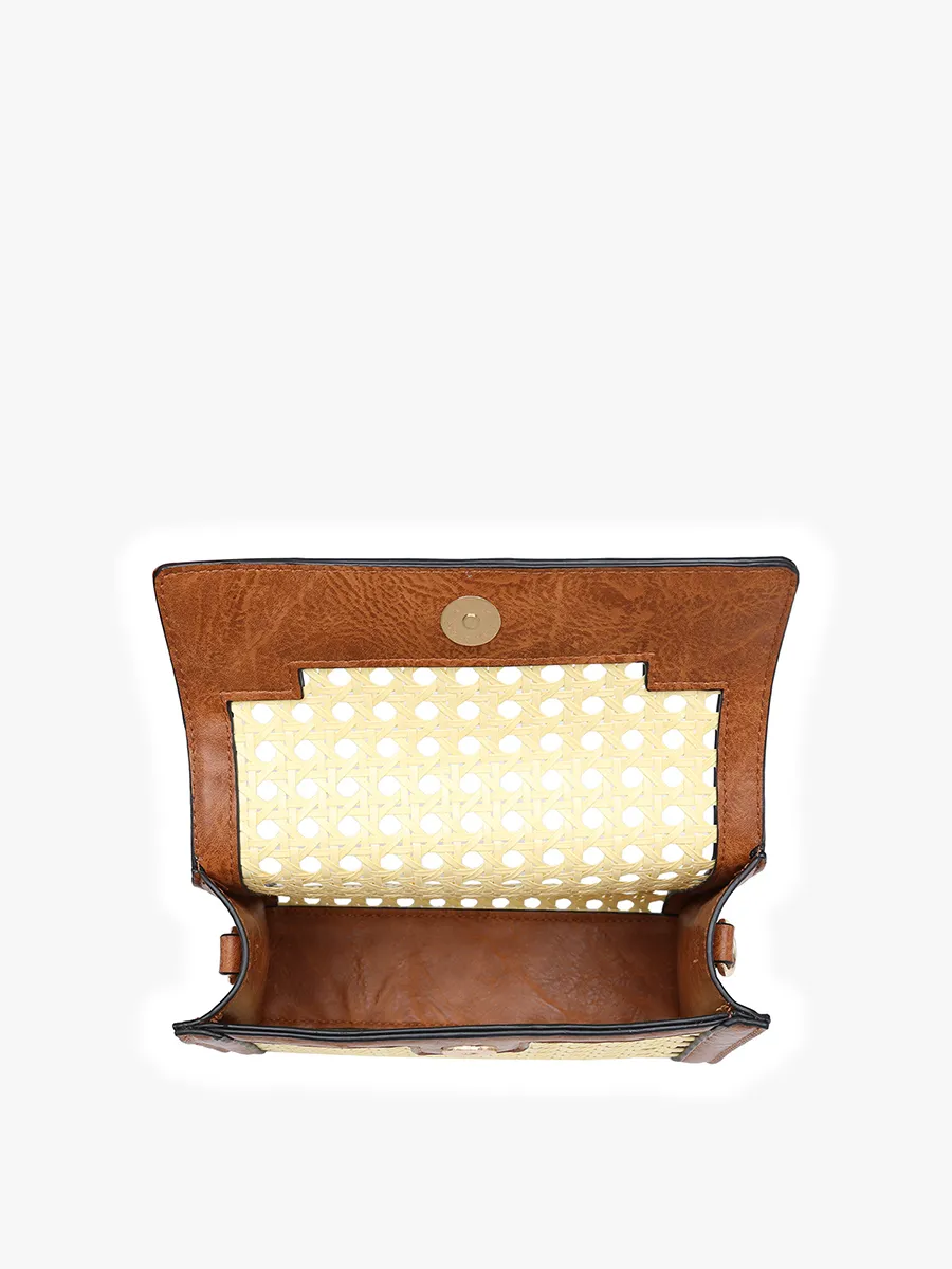 Etta Vegan Rattan Crossbody