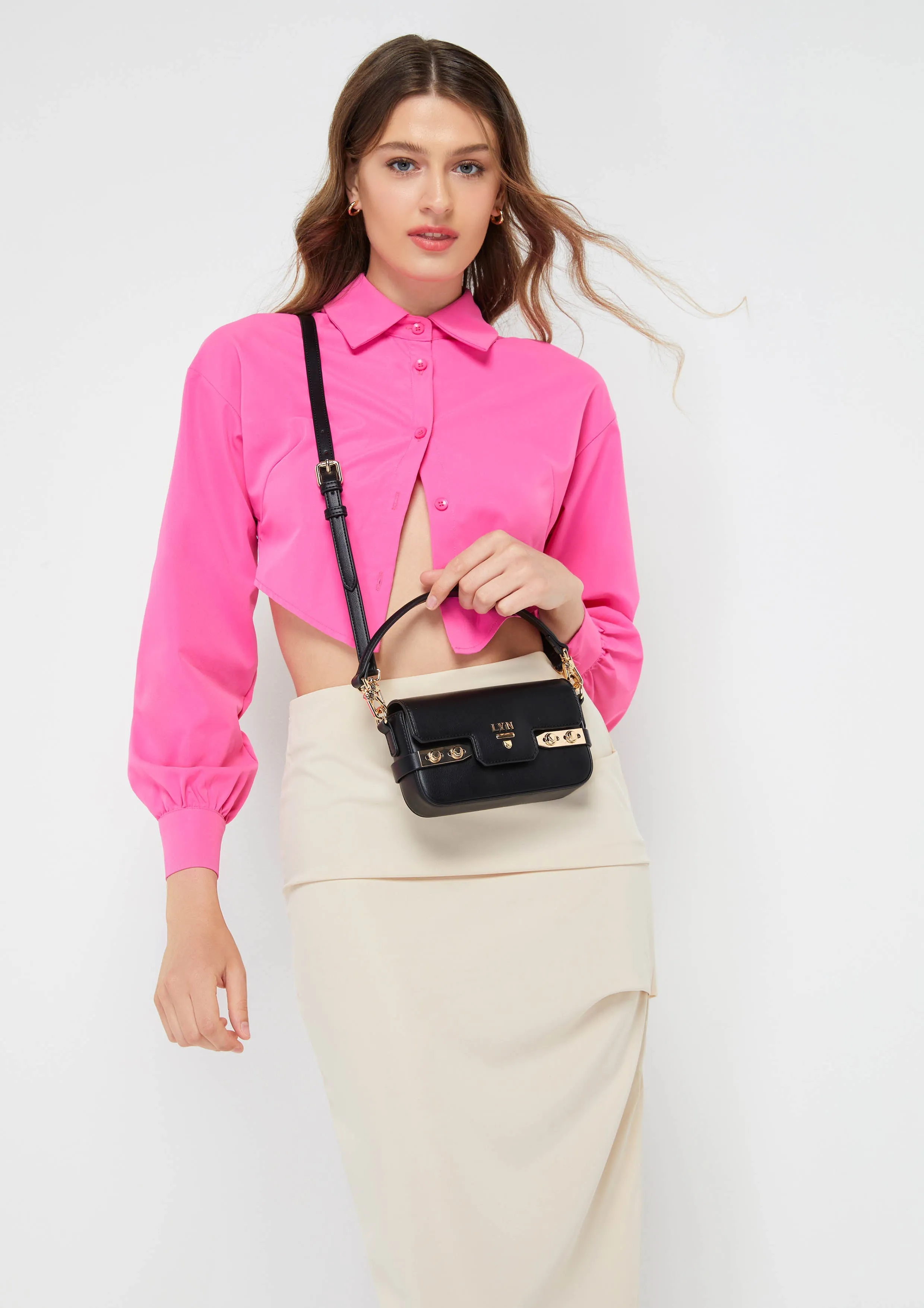 Fineness III Mini Crossbody Bag Black