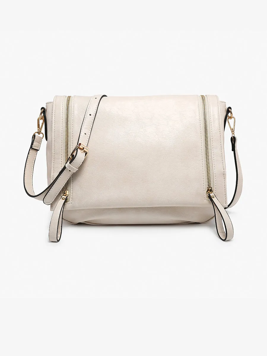 Foster Vegan Distressed Crossbody