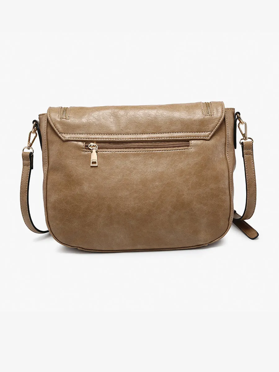 Foster Vegan Distressed Crossbody