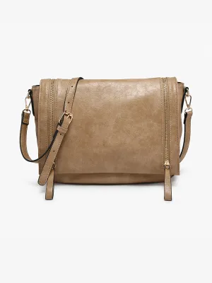 Foster Vegan Distressed Crossbody