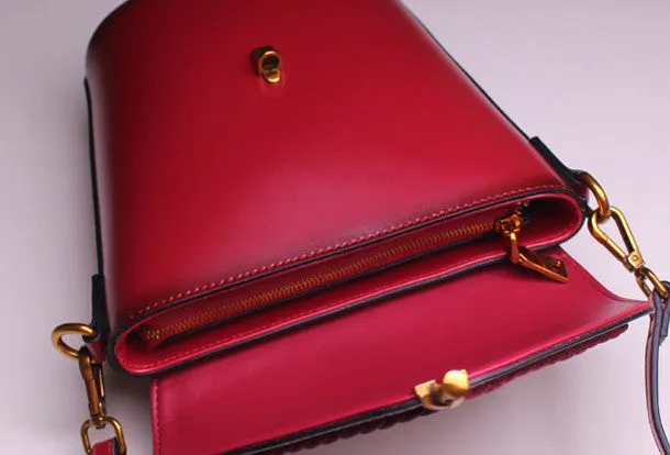 Genuine Leather bucket bag shoulder bag for women leather crossbody bag