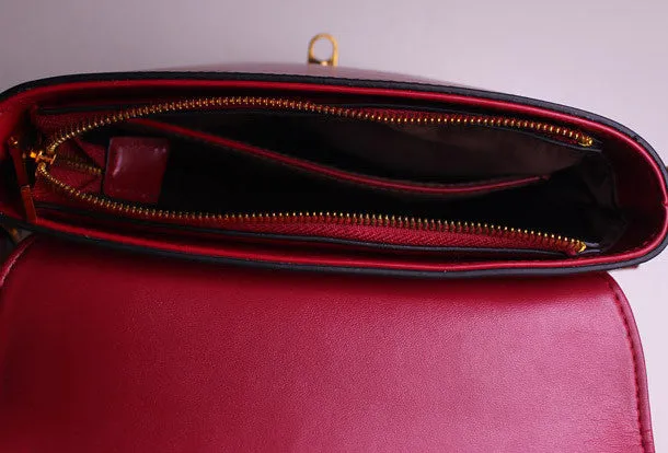Genuine Leather bucket bag shoulder bag for women leather crossbody bag