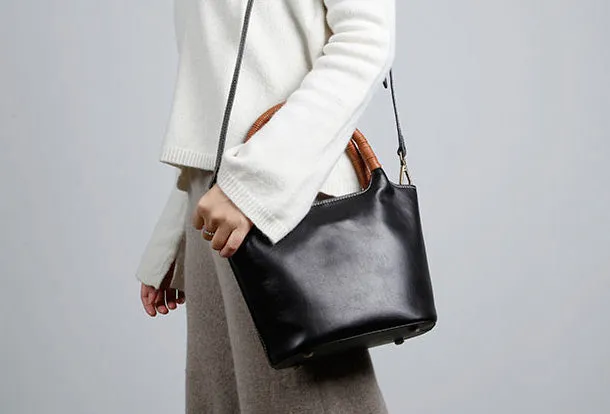Genuine Leather Cute Handbag Crossbody Bag Shoulder Bag Women Leather Purse