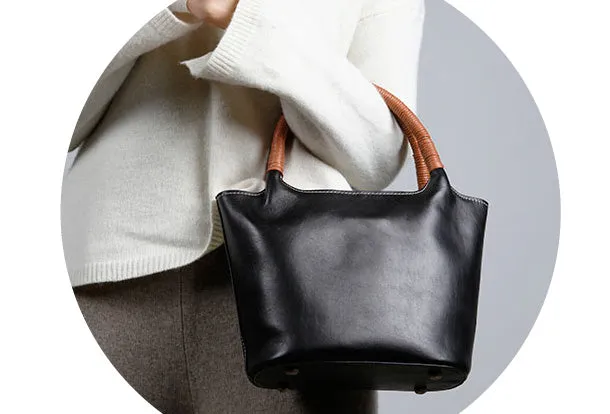 Genuine Leather Cute Handbag Crossbody Bag Shoulder Bag Women Leather Purse
