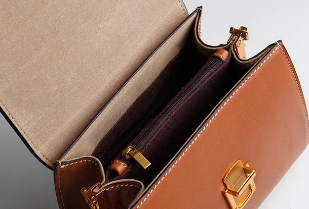 Genuine Leather Cute Handbag Crossbody Bag Shoulder Bag Women Leather Purse