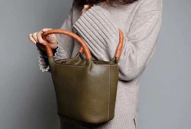 Genuine Leather Cute Handbag Crossbody Bag Shoulder Bag Women Leather Purse