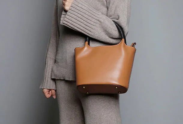 Genuine Leather Cute Handbag Crossbody Bag Shoulder Bag Women Leather Purse