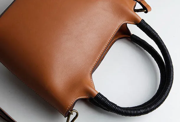 Genuine Leather Cute Handbag Crossbody Bag Shoulder Bag Women Leather Purse