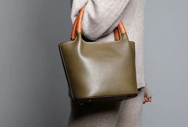 Genuine Leather Cute Handbag Crossbody Bag Shoulder Bag Women Leather Purse