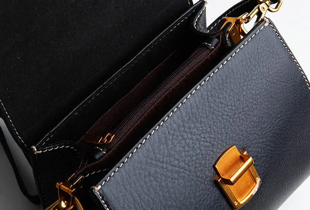 Genuine Leather Cute Handbag Crossbody Bag Shoulder Bag Women Leather Purse