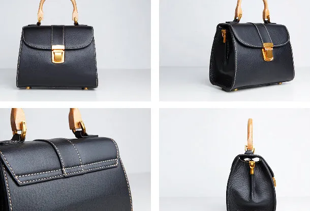 Genuine Leather Cute Handbag Crossbody Bag Shoulder Bag Women Leather Purse