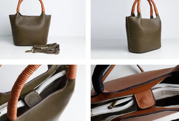 Genuine Leather Cute Handbag Crossbody Bag Shoulder Bag Women Leather Purse