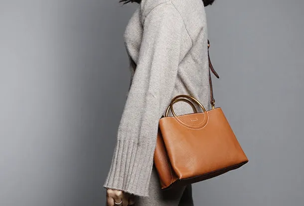 Genuine Leather Cute Handbag Crossbody Bag Shoulder Bag Women Leather Purse