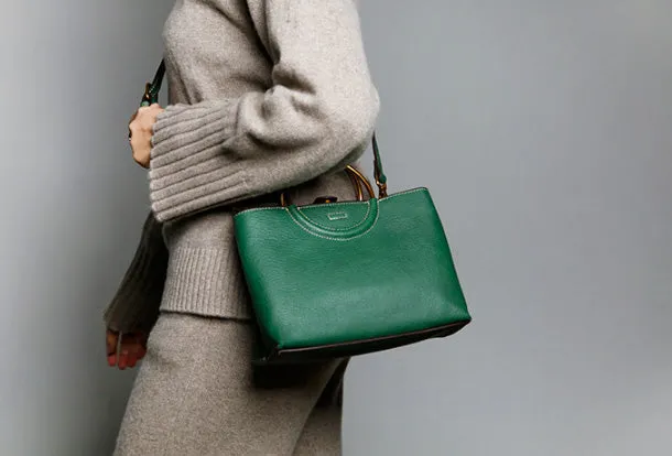 Genuine Leather Cute Handbag Crossbody Bag Shoulder Bag Women Leather Purse