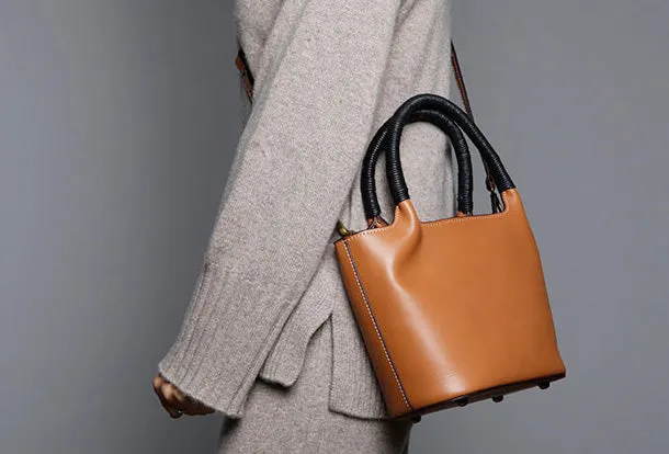 Genuine Leather Cute Handbag Crossbody Bag Shoulder Bag Women Leather Purse