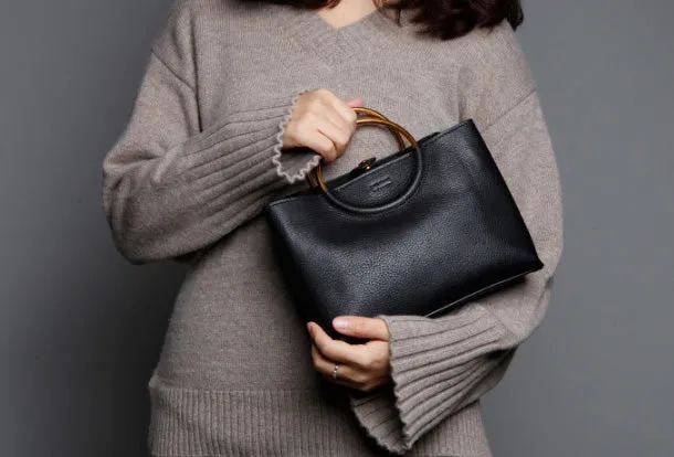 Genuine Leather Cute Handbag Crossbody Bag Shoulder Bag Women Leather Purse