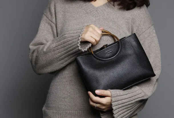 Genuine Leather Cute Handbag Crossbody Bag Shoulder Bag Women Leather Purse