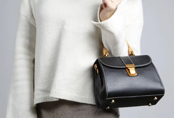 Genuine Leather Cute Handbag Crossbody Bag Shoulder Bag Women Leather Purse