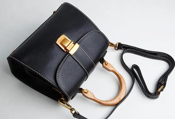 Genuine Leather Cute Handbag Crossbody Bag Shoulder Bag Women Leather Purse