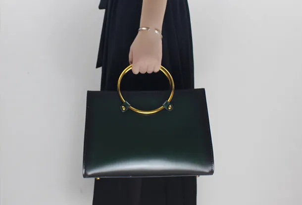 Genuine Leather handbag  purse shoulder bag black for women leather crossbody bag
