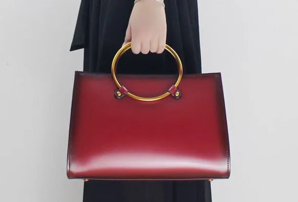 Genuine Leather handbag  purse shoulder bag black for women leather crossbody bag