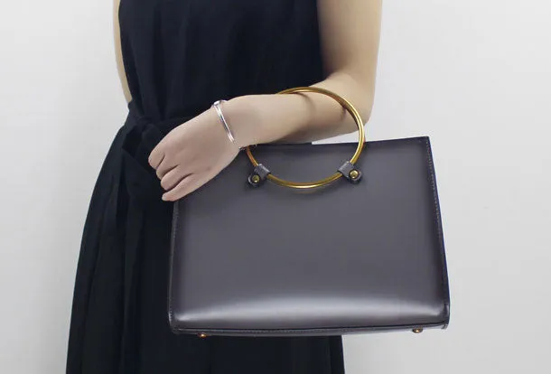 Genuine Leather handbag  purse shoulder bag black for women leather crossbody bag