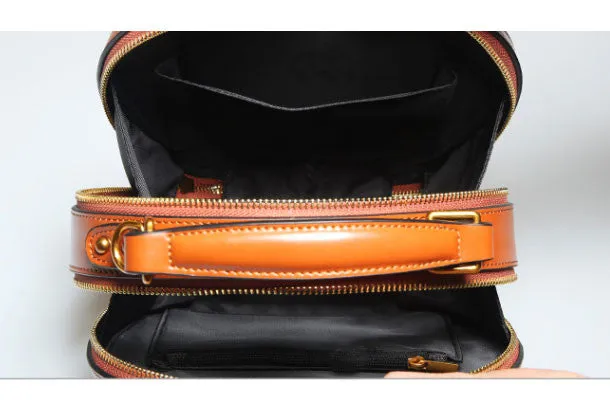 Genuine Leather round crossbodybag handbag shoulder bag for women leather bag