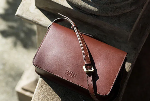Genuine Leather Satchel bag shoulder bag for women leather crossbody bag