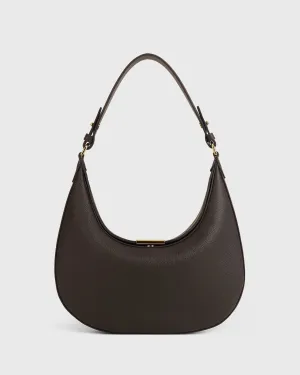 Gianna Crescent Hobo (Dark Plum)