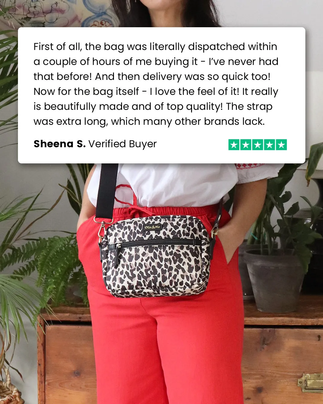 Gigi Crossbody & Purse Bundle - Leopard