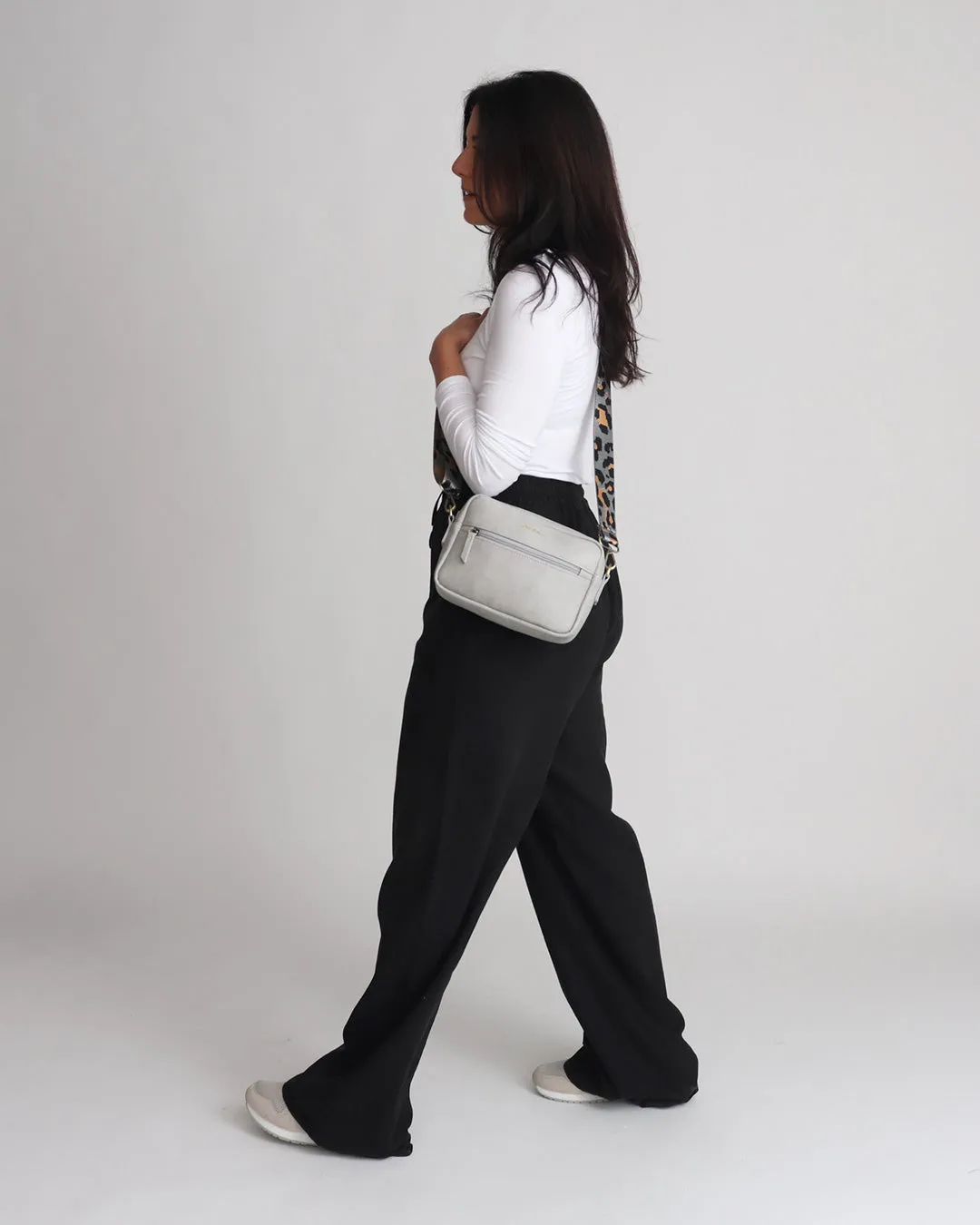 Gigi Crossbody & Purse Bundle - Light Grey