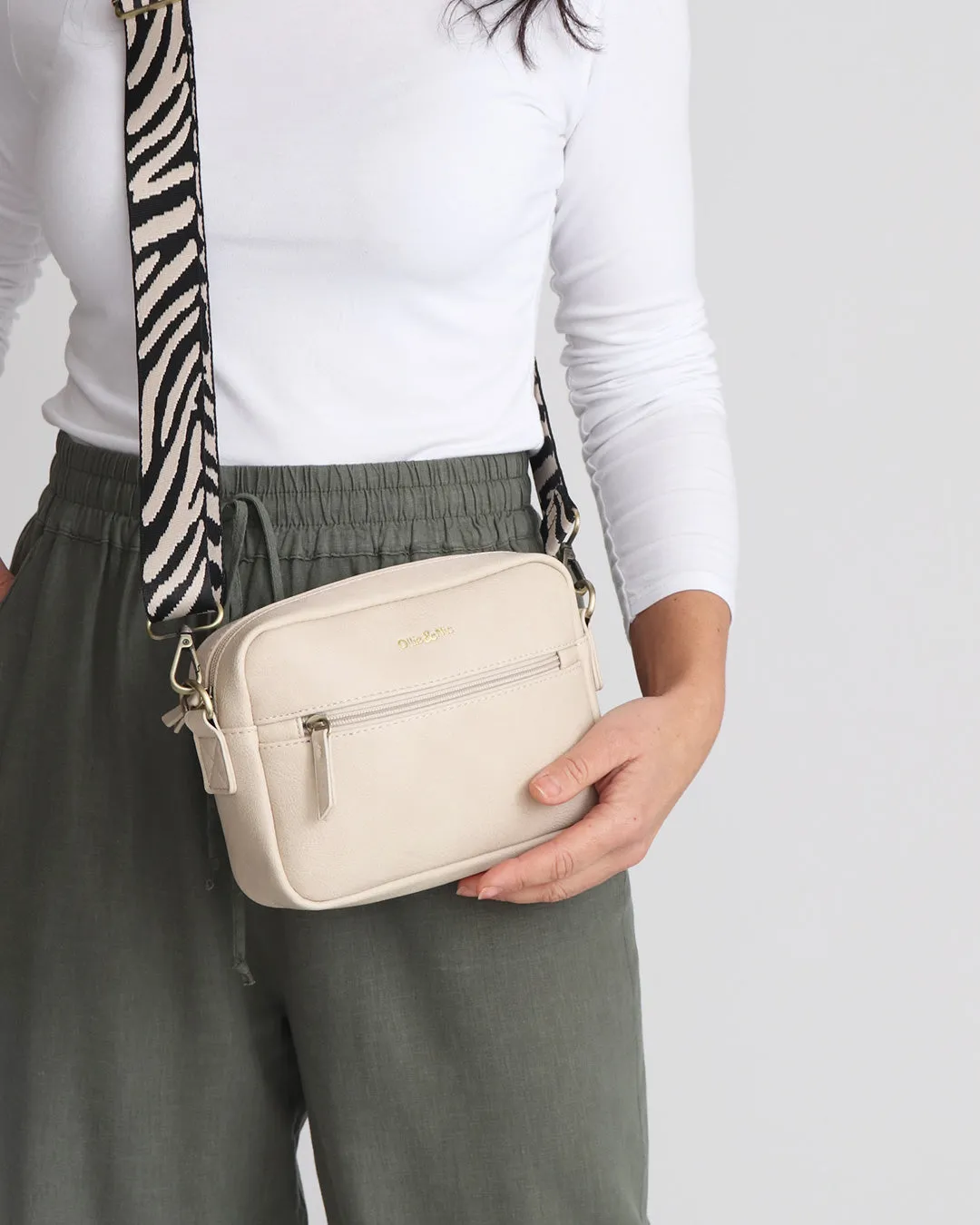 Gigi Crossbody & Purse Bundle - Pebble