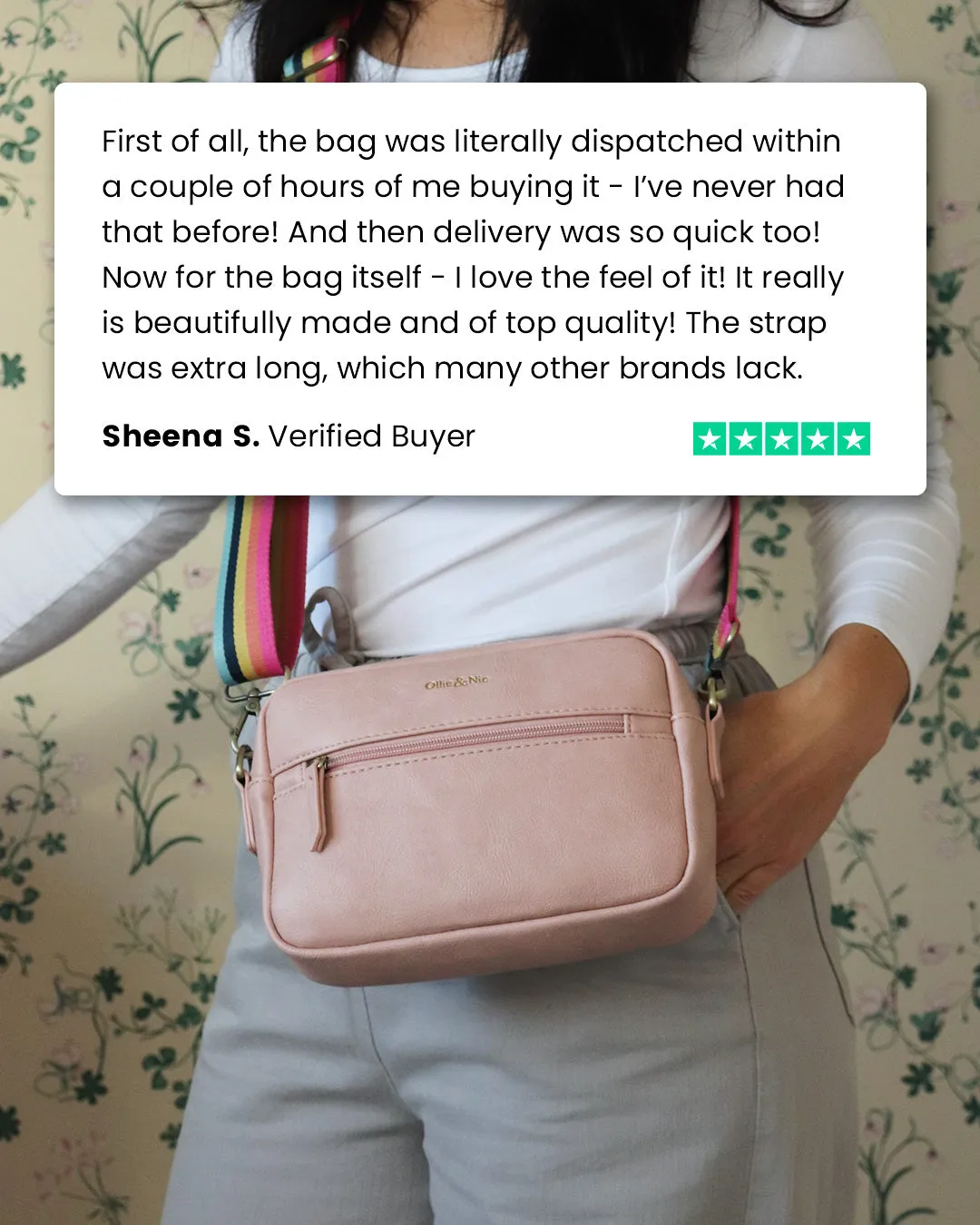 Gigi Crossbody - Blush