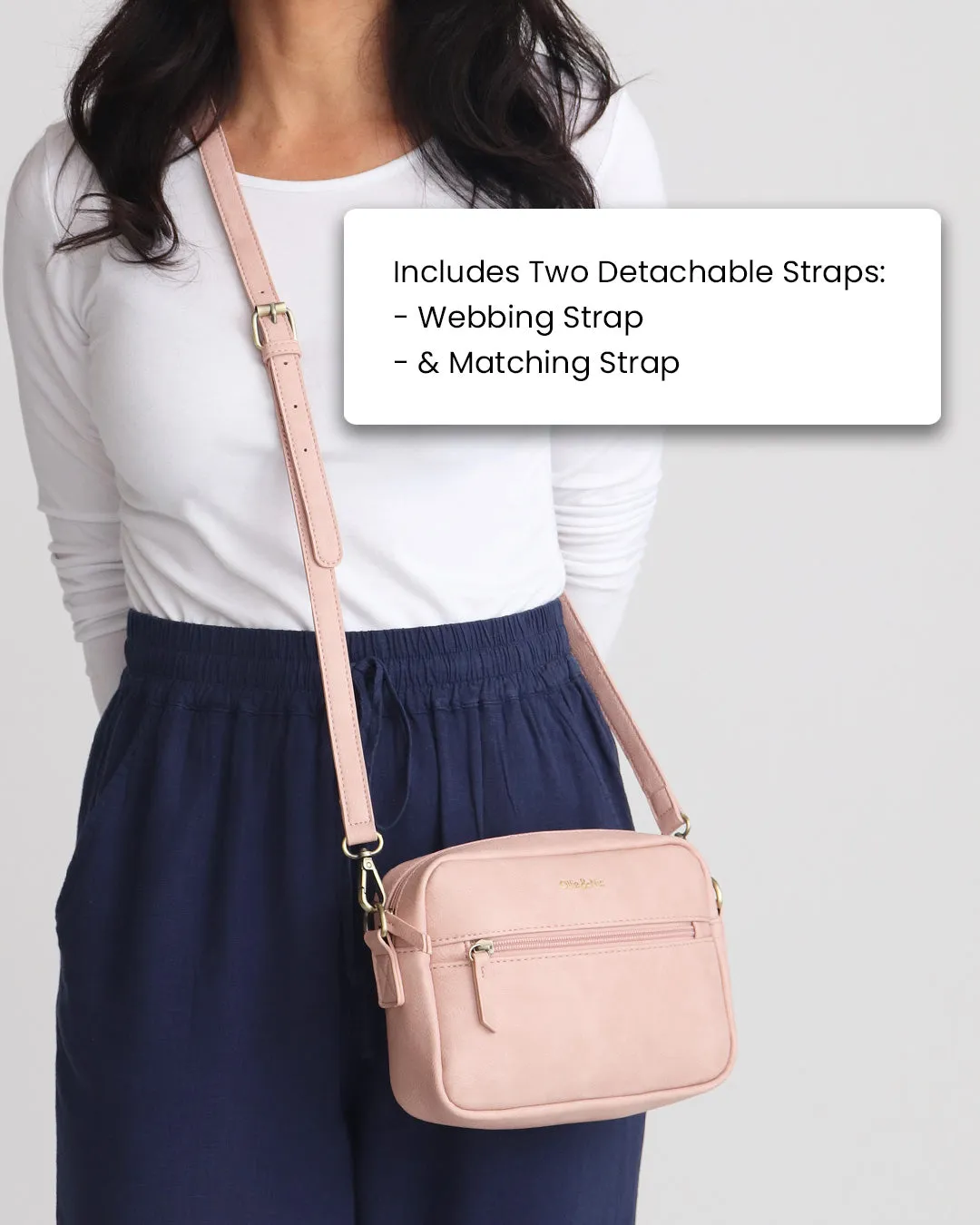 Gigi Crossbody - Blush