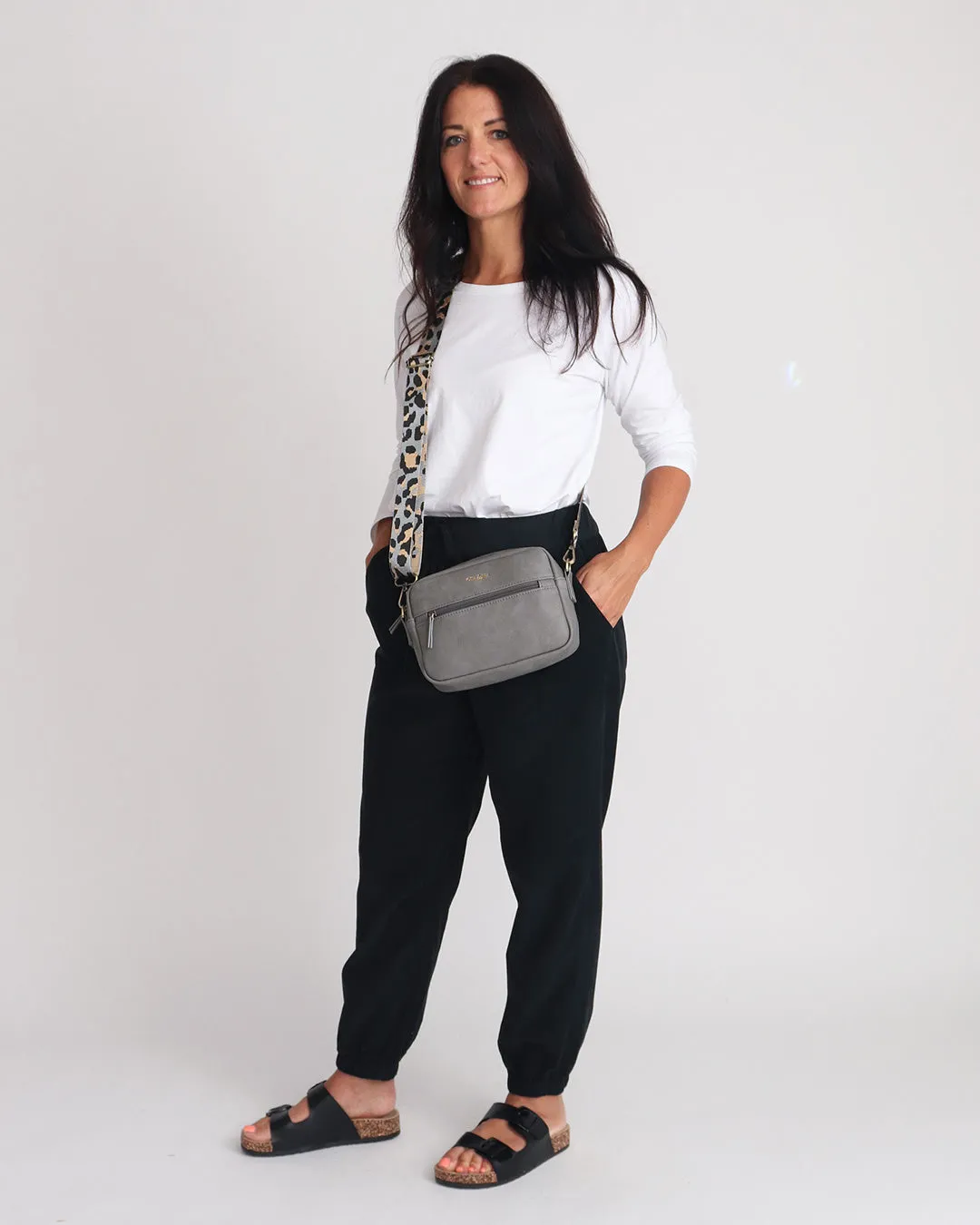 Gigi Crossbody - Dark Grey