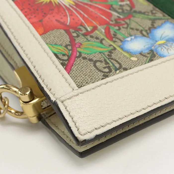 GUCCI 503877 Shoulder Bag Ophidia flower pattern Small ChainShoulder Bag GG Supreme Canvas,leather Multicolor Women
