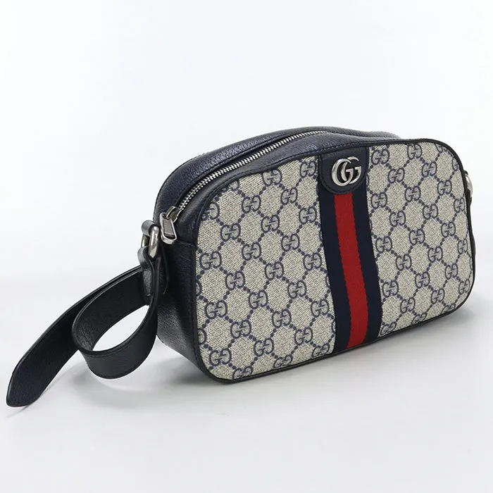 GUCCI 681064 Shoulder Bag Ofidia Cross body bag GG Supreme Canvas Navy mens(unisex)