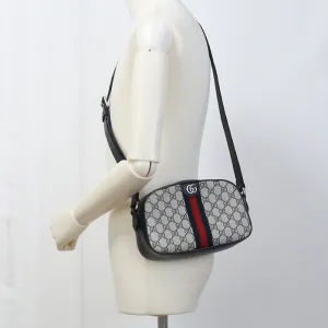 GUCCI 681064 Shoulder Bag Ofidia Cross body bag GG Supreme Canvas Navy mens(unisex)