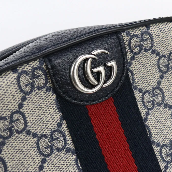 GUCCI 681064 Shoulder Bag Ofidia Cross body bag GG Supreme Canvas Navy mens(unisex)